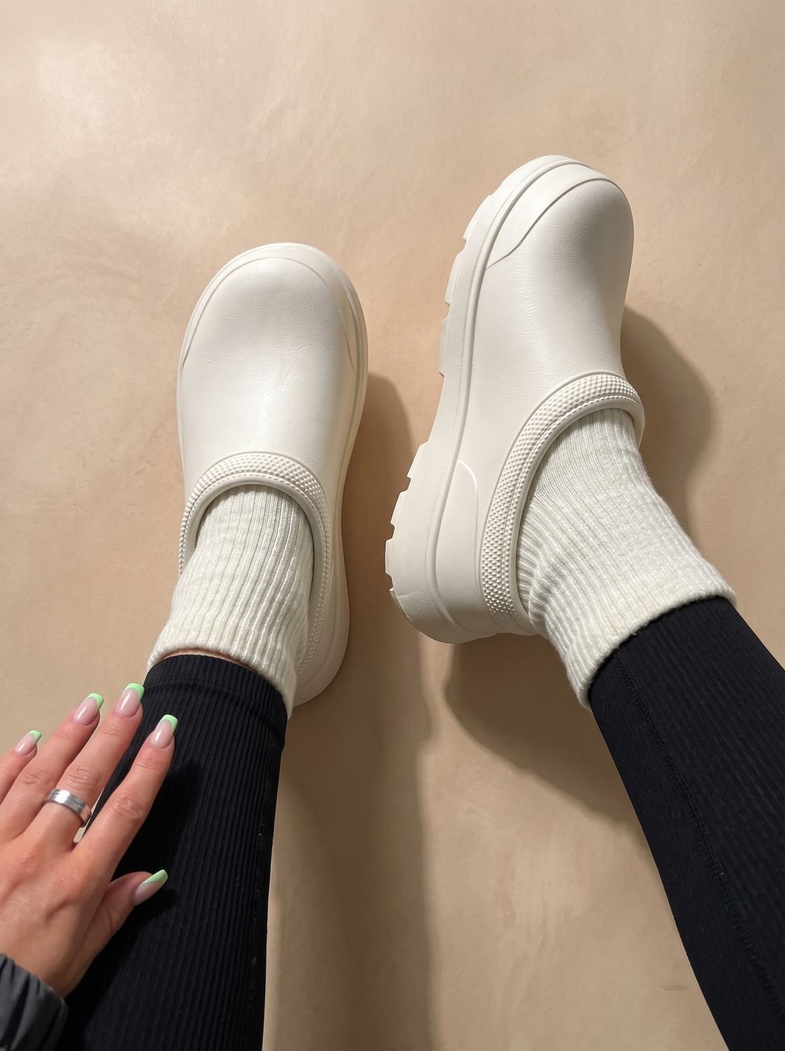 Baskets chaussettes à enfiler pour femme avec semelle plateforme 6