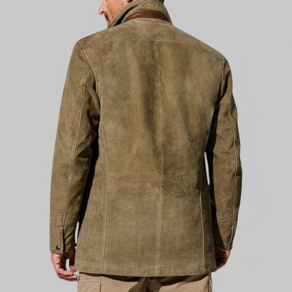 Blazer de terrain pour homme avec col contrastant 5