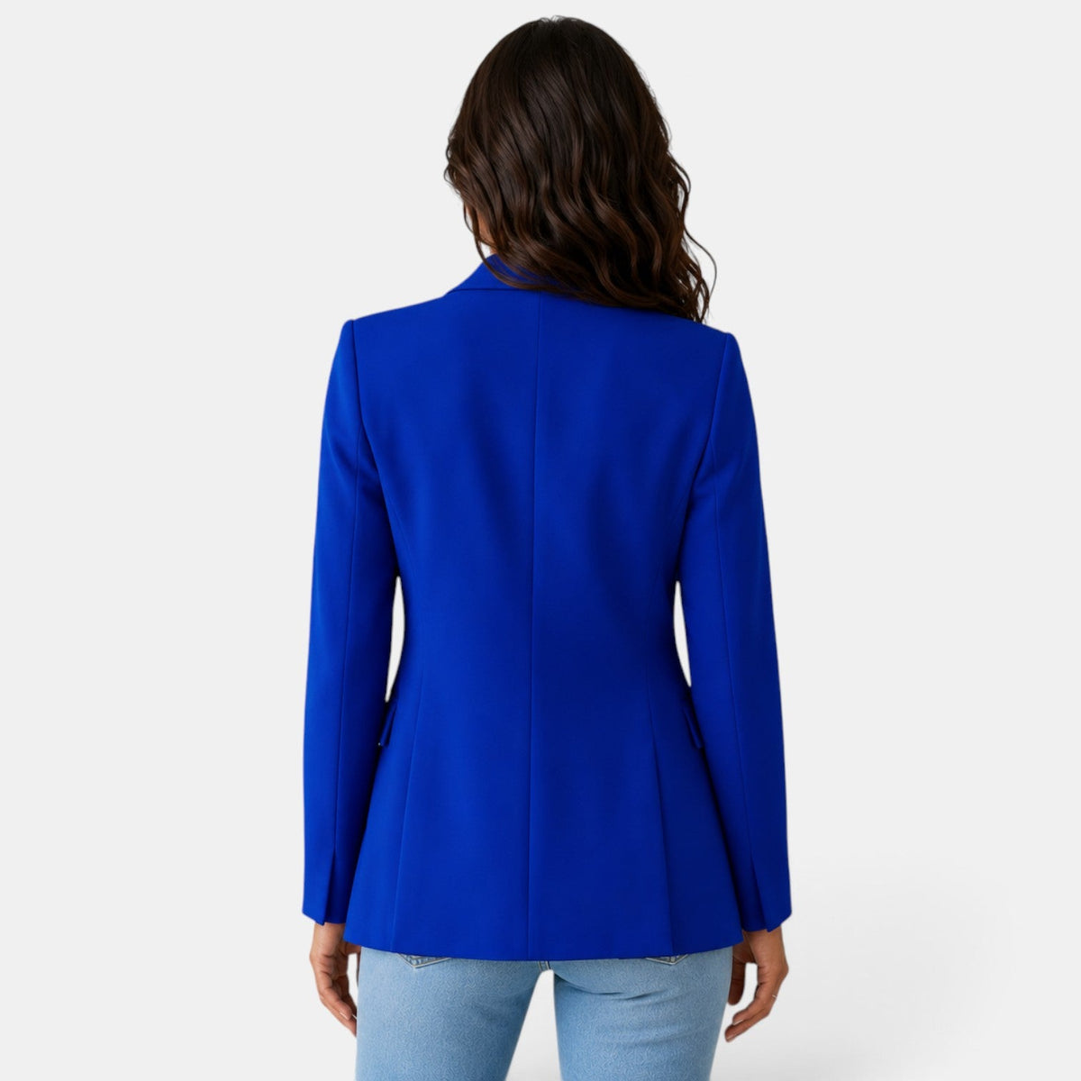 Blazer ouvert pour femme avec poches à rabat 15
