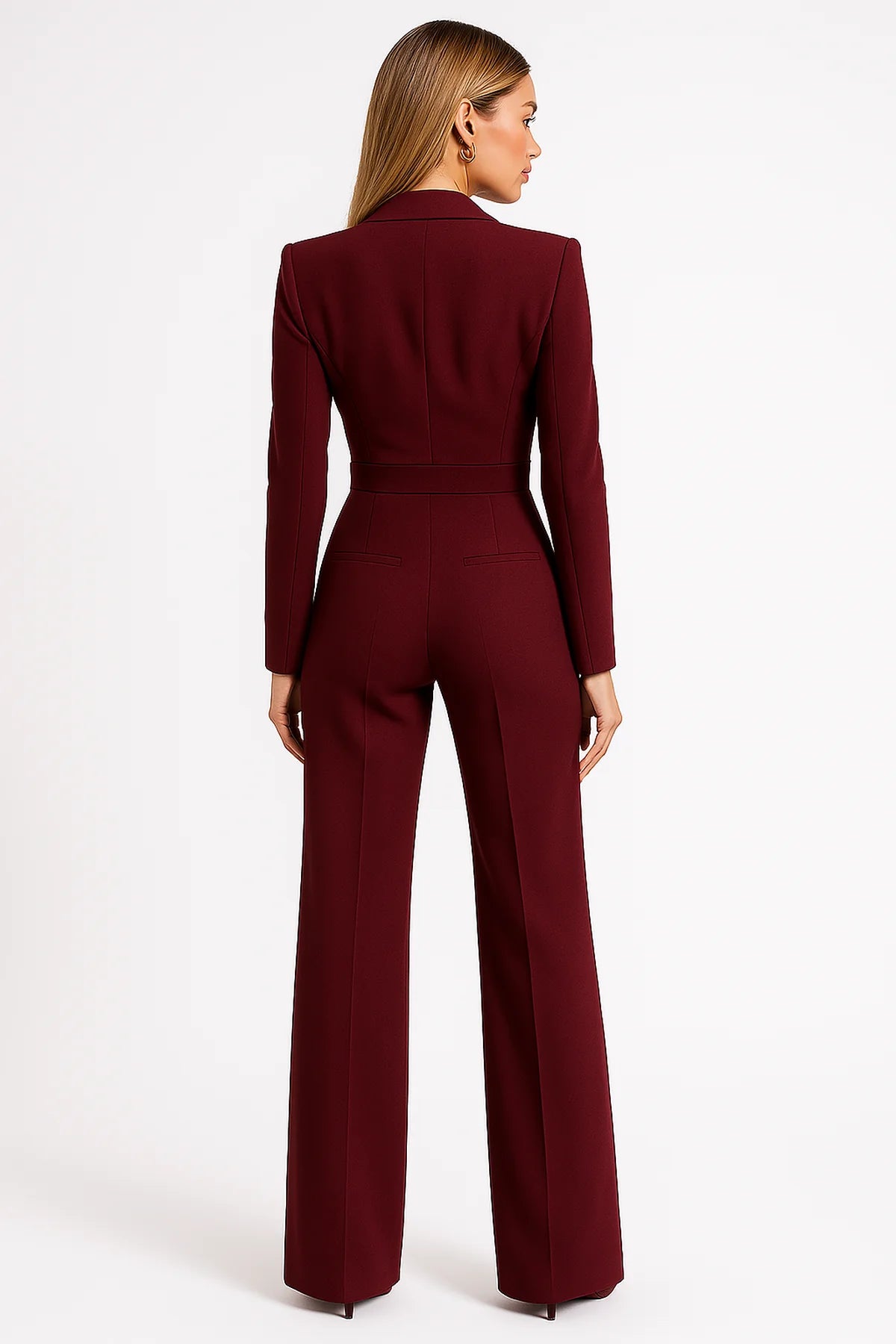 Combinaison Pantalon Élégante Effet Cache-Cœur-Gigié