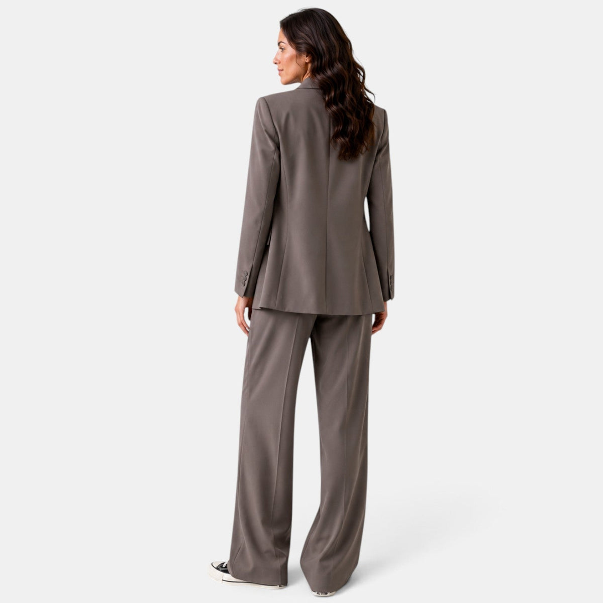 Ensemble blazer et pantalon large pour femme 12