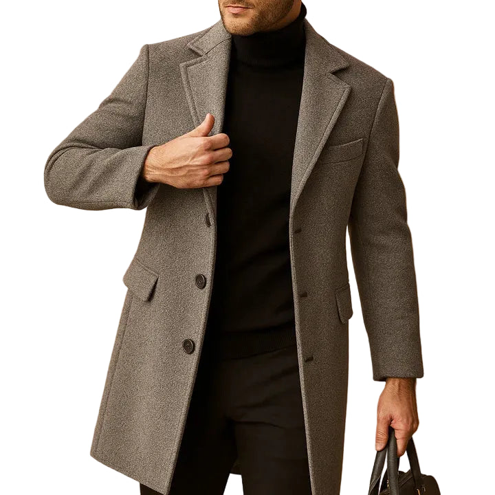 Manteau Homme Long Hiver | À Boutons-Gigié