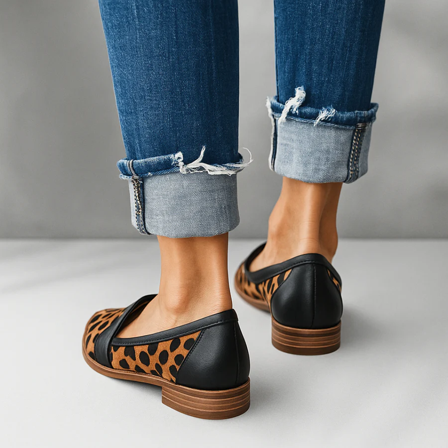 Mocassins à bout pointu pour femme avec bride 5