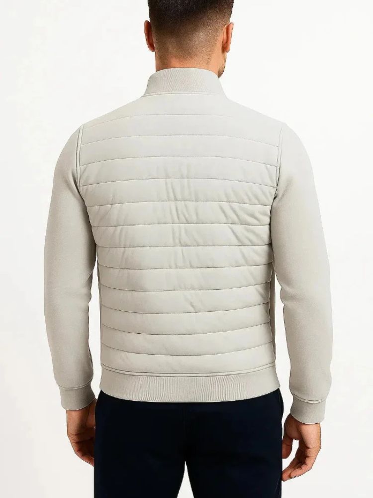 Veste hybride matelassée zippée pour homme 6
