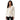 Blazer jacquard pour femme avec ceinture 1