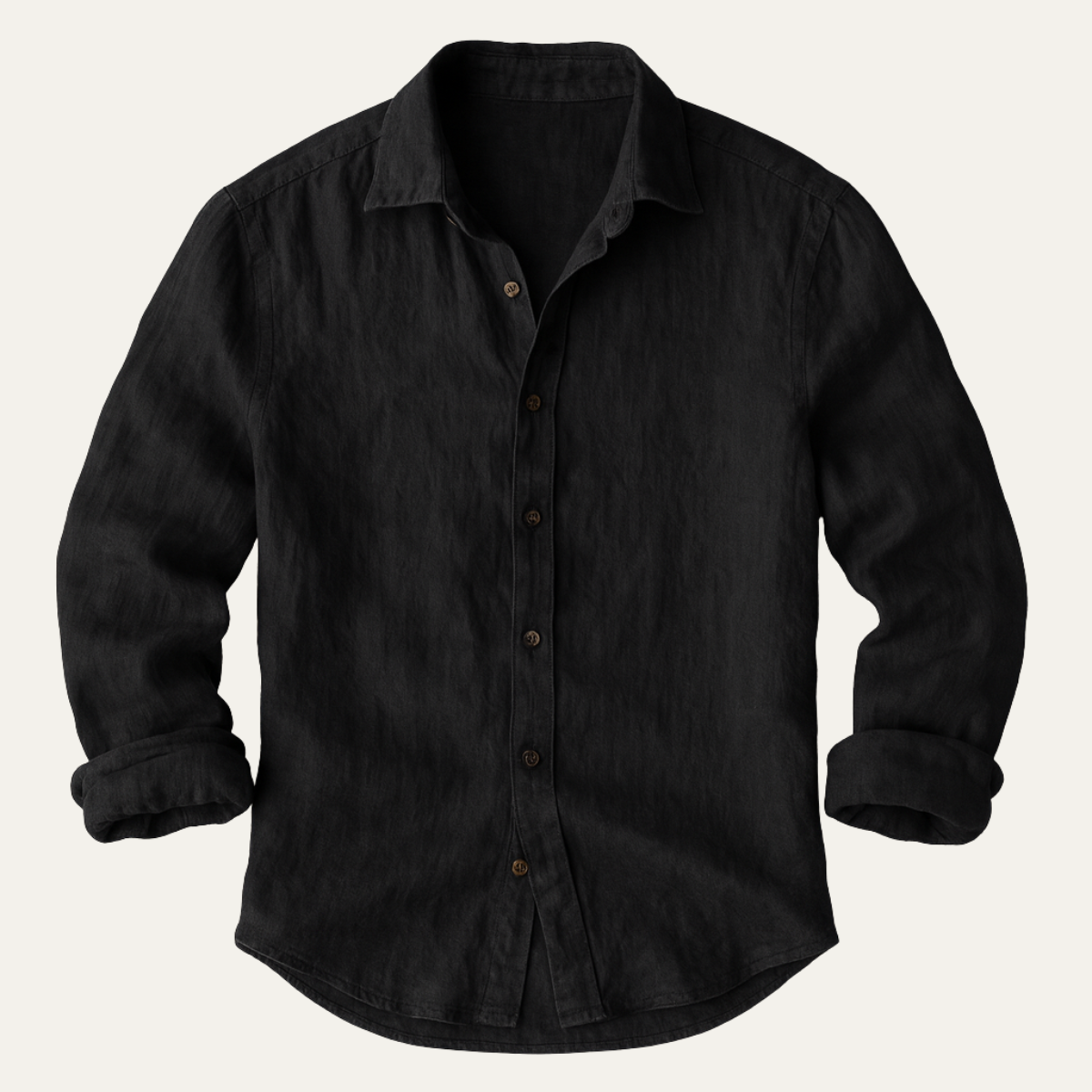 Homme Chemise à Manches Longues avec Boutonnage-Blouse Male-Gigié