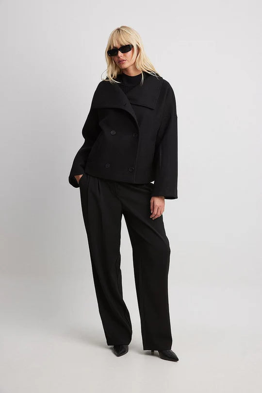 Manteau Femme Court Oversize-Gigié