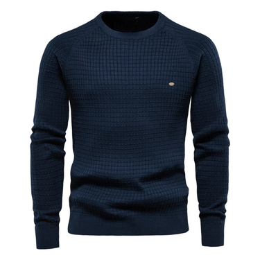Pull-over en maille texturée pour homme 1