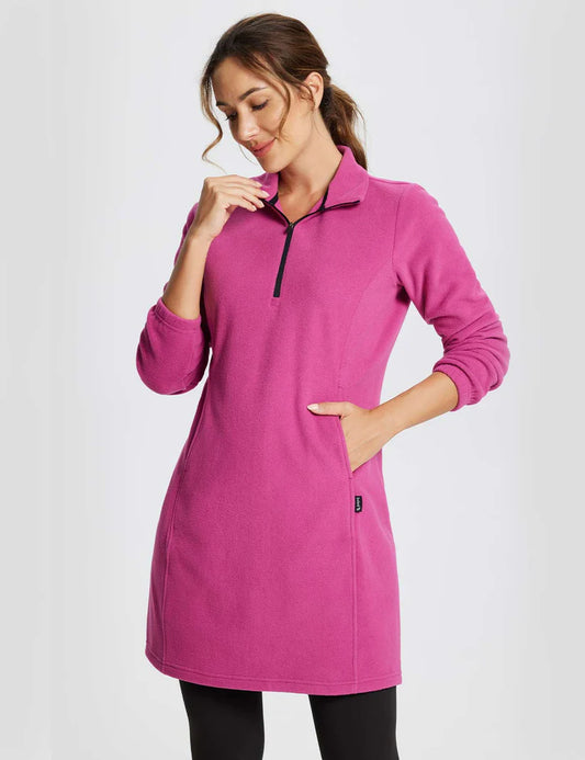 Robe Tunique Femme Hiver Zippée