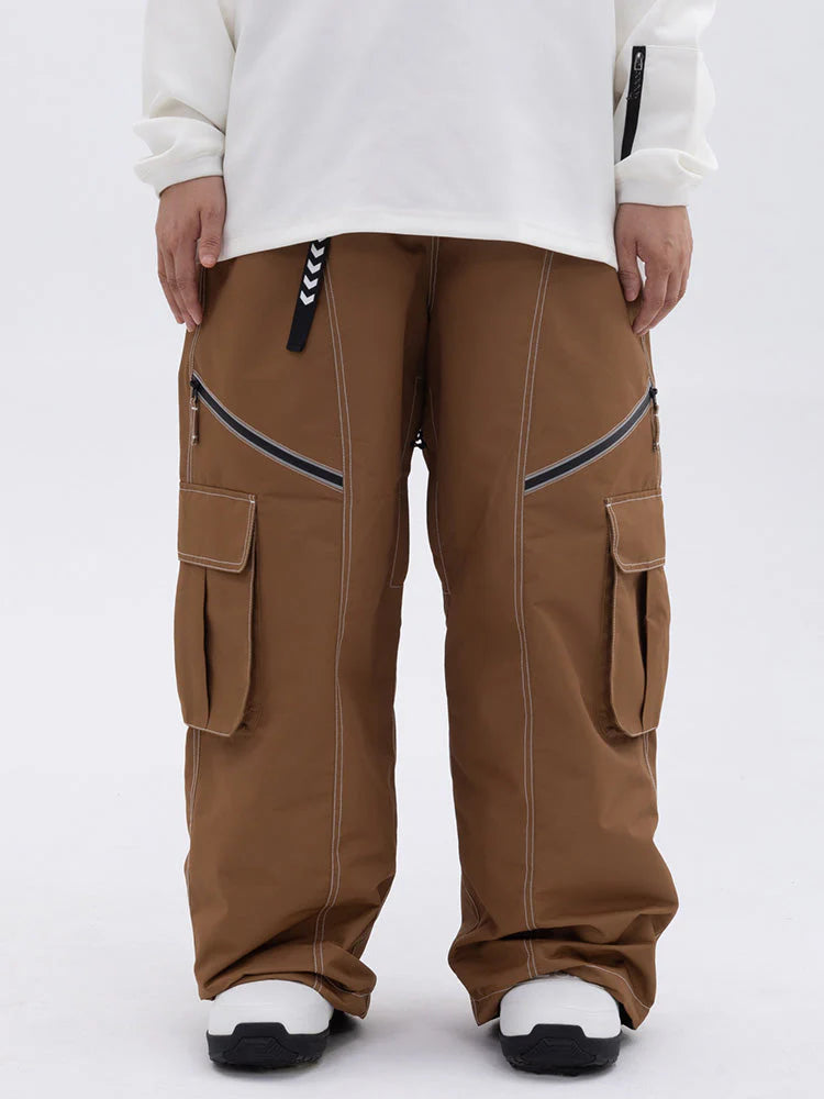 Pantalon Cargo avec Poches Utilitaires et Détails Zippés pour homme