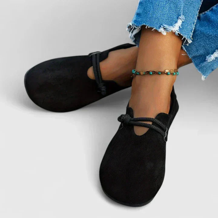 Femme Chaussures Plates avec Bride et Structure Fermée