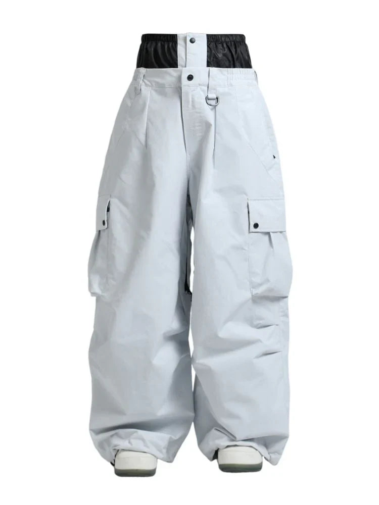 Unisex Pantalon de Snowboard – Baggy Loose Fit | Pantalon Cargo Outdoor d’Hiver