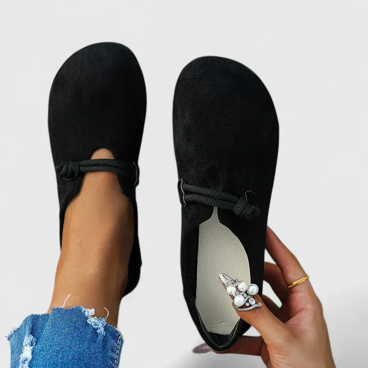 Femme Chaussures Plates avec Bride et Structure Fermée