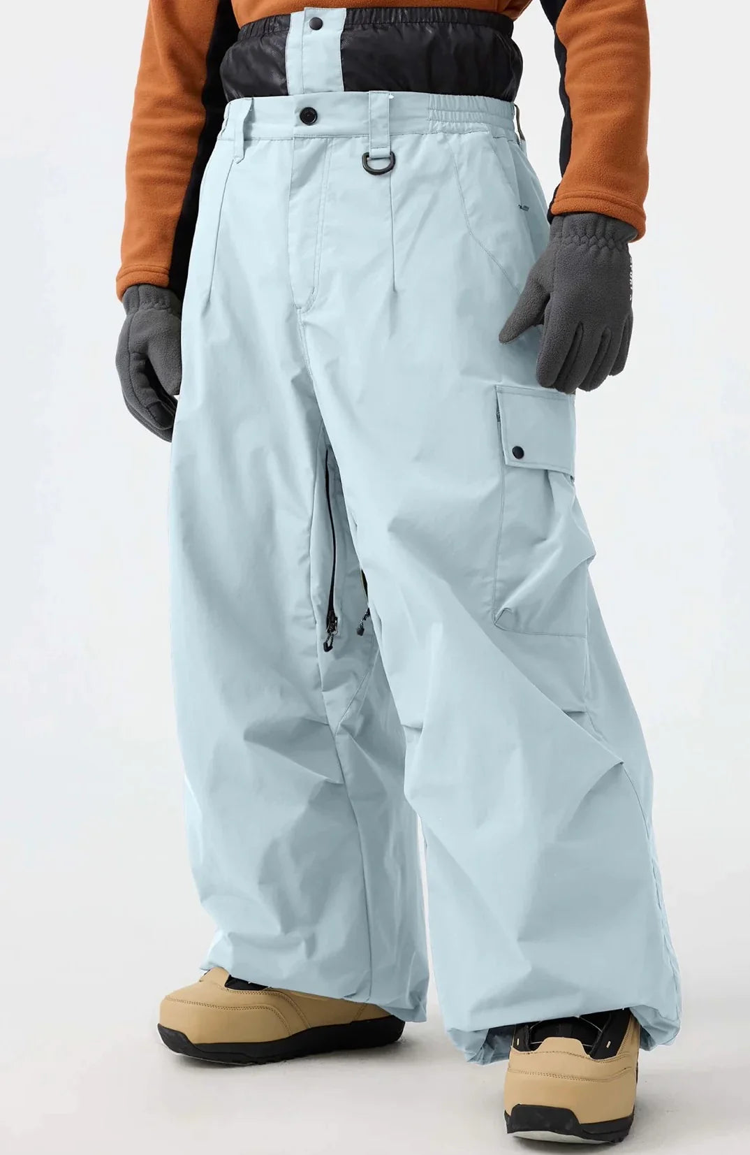 Unisex Pantalon de Snowboard – Baggy Loose Fit | Pantalon Cargo Outdoor d’Hiver