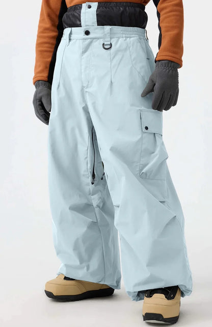 Unisex Pantalon de Snowboard – Baggy Loose Fit | Pantalon Cargo Outdoor d’Hiver