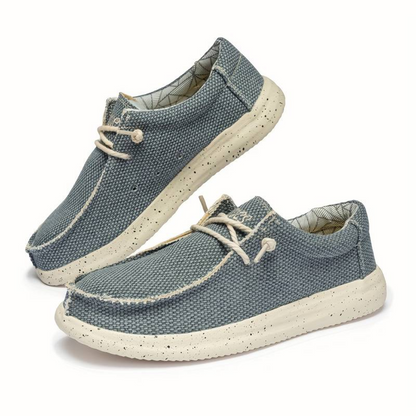 Chaussures à lacets pour homme avec surface texturée et semelle contrastée