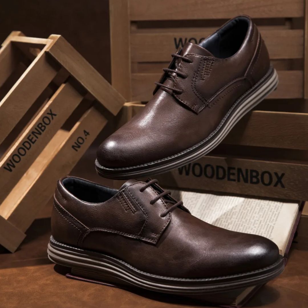 Baskets Derby à lacets pour homme avec semelle contrastante 14
