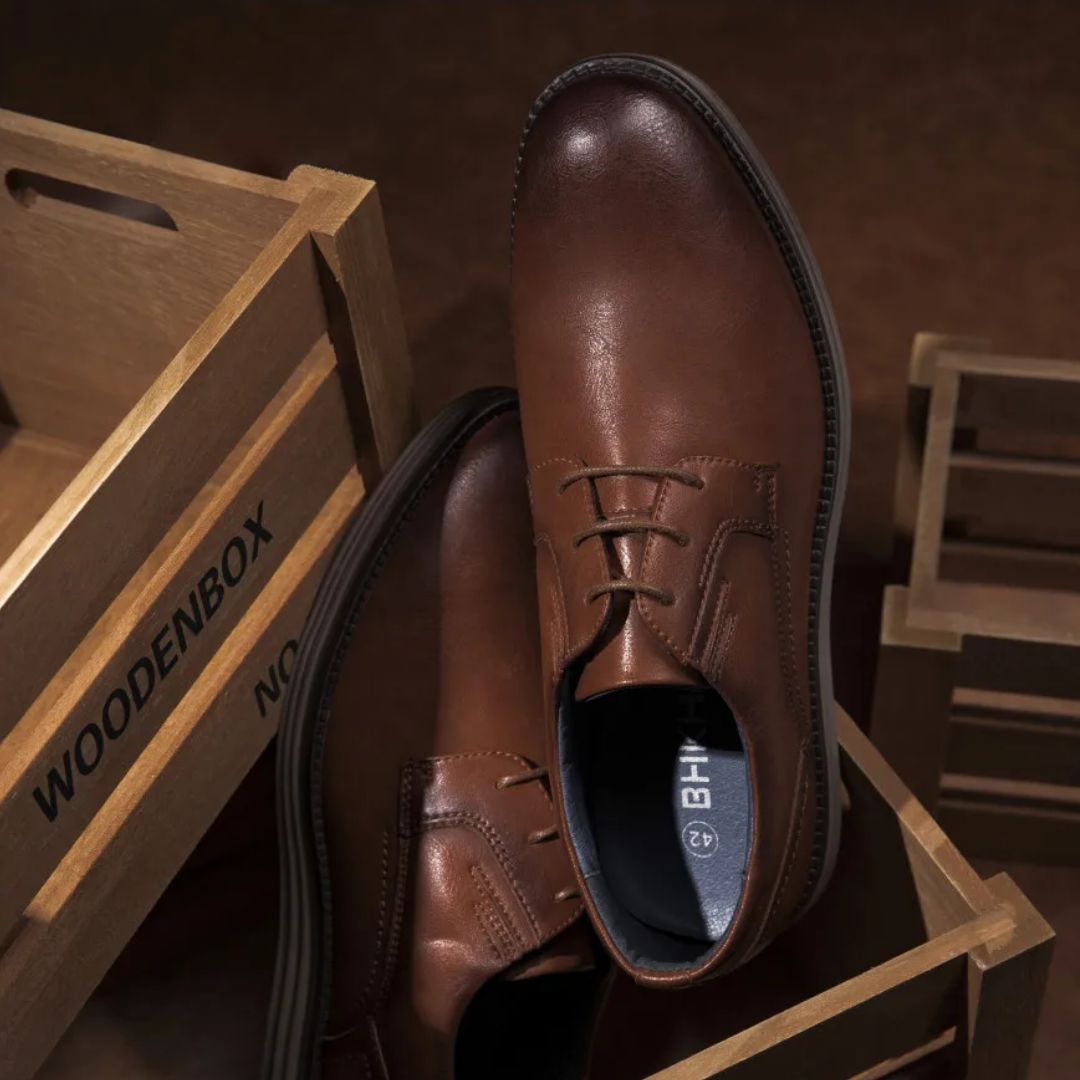 Baskets Derby à lacets pour homme avec semelle contrastante 15