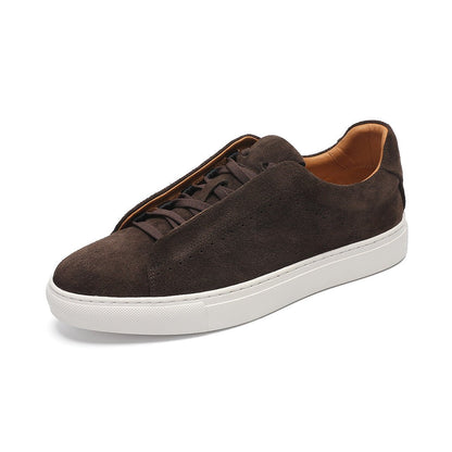 Baskets basses en daim pour homme 2