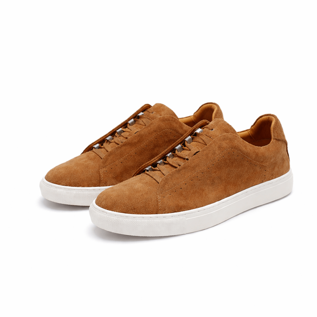 Baskets basses en daim pour homme 3