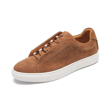 Baskets basses en daim pour homme 4