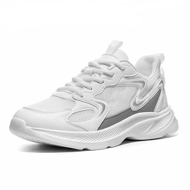 Baskets chunky à lacets pour femme avec empiècements en mesh 8