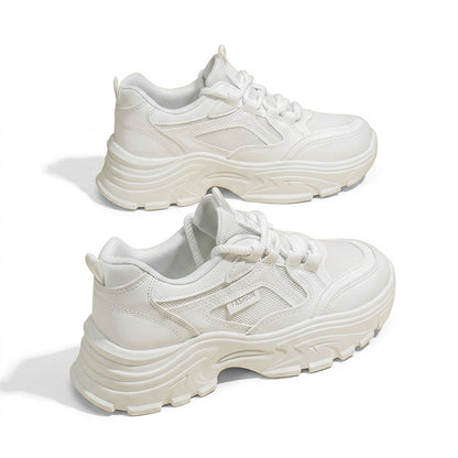 Baskets chunky à plateforme et lacets pour femme 5