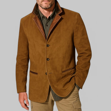 Blazer de terrain pour homme avec col contrastant 2