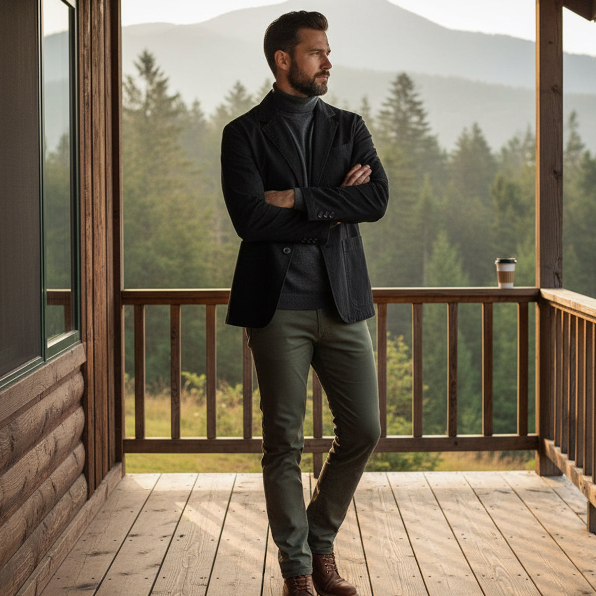 Blazer homme à boutons sur le devant avec poches plaquées 11