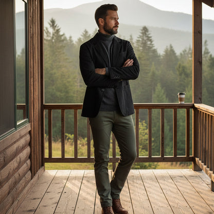 Blazer homme à boutons sur le devant avec poches plaquées 11