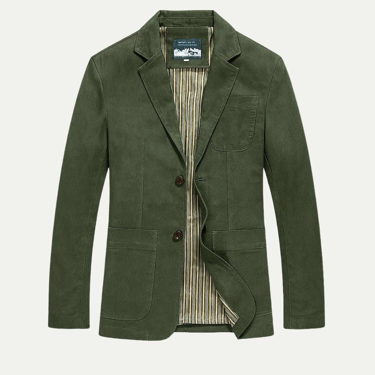 Blazer homme à boutons sur le devant avec poches plaquées 5