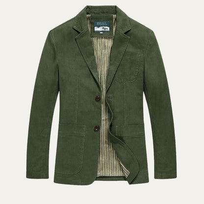 Blazer homme à boutons sur le devant avec poches plaquées 5