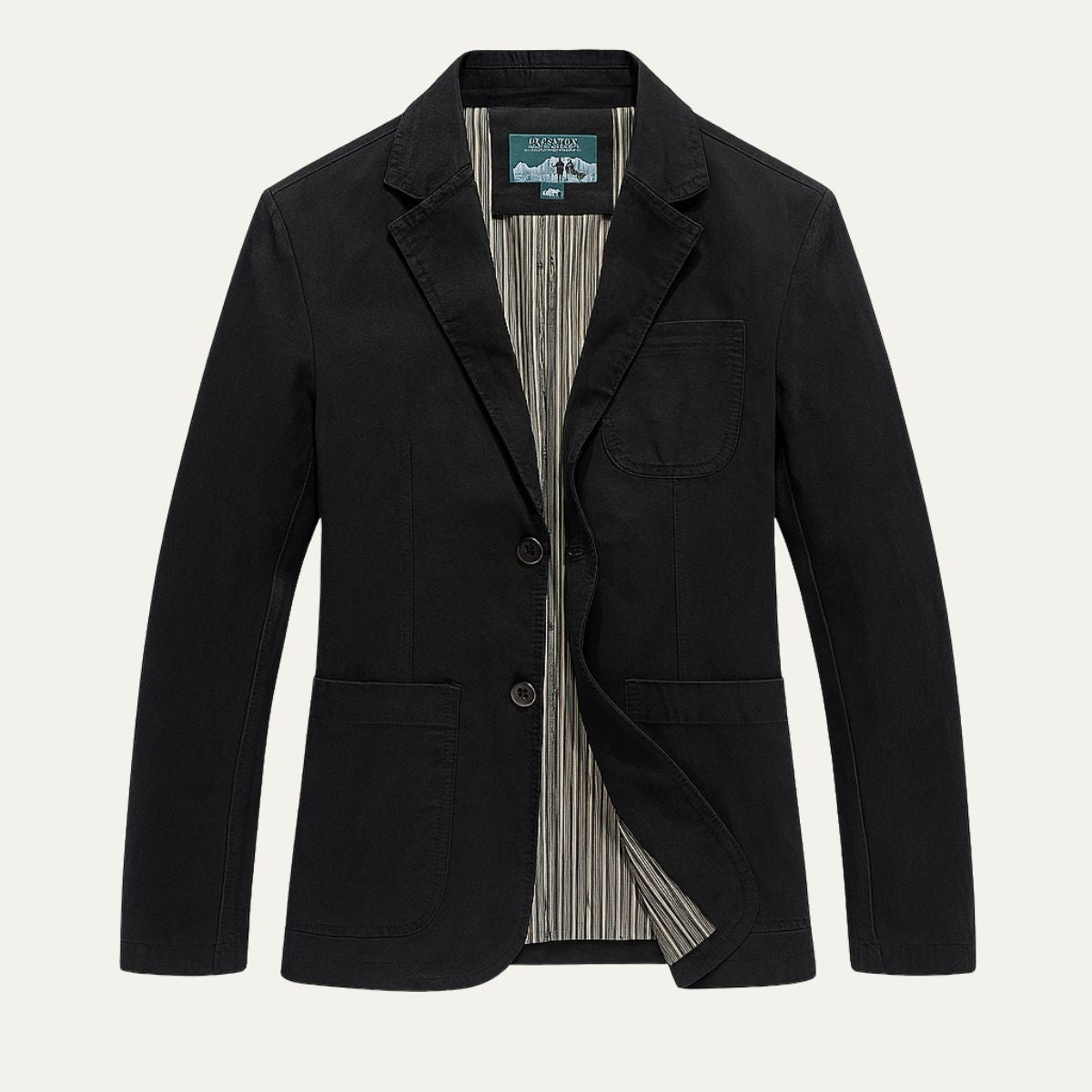 Blazer homme à boutons sur le devant avec poches plaquées 7