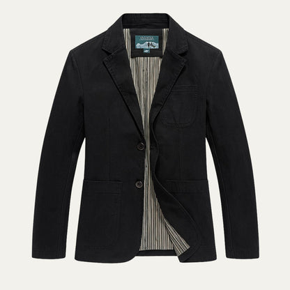 Blazer homme à boutons sur le devant avec poches plaquées 7