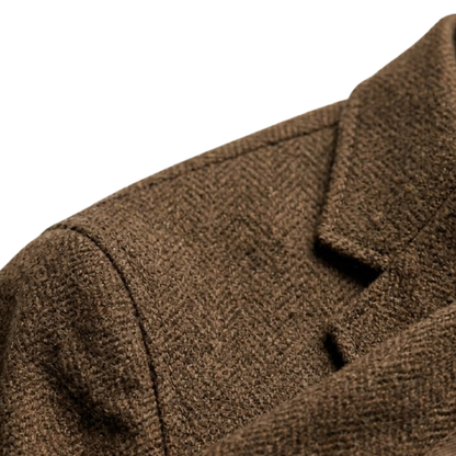 Blazer homme en tweed à motif chevrons 7