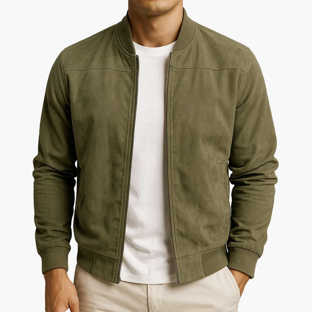 Blouson Bomber Homme Zippé-Gigié