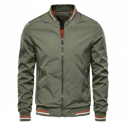 Veste Bomber Homme Zippée Style Casual-Gigié