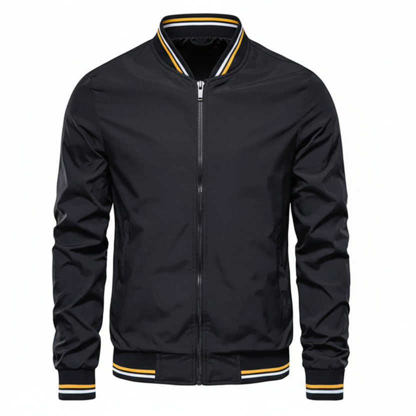 Veste Bomber Homme Zippée Style Casual-Gigié
