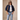 Blouson Bomber en Daim pour Femme avec Fermeture Éclair et Boutons 2