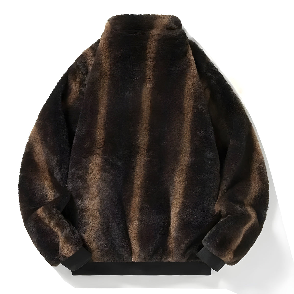 Blouson Bomber en Fausse Fourrure pour Femme 5