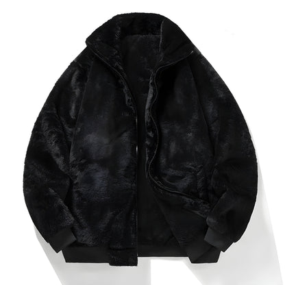Blouson Bomber en Fausse Fourrure pour Femme 6