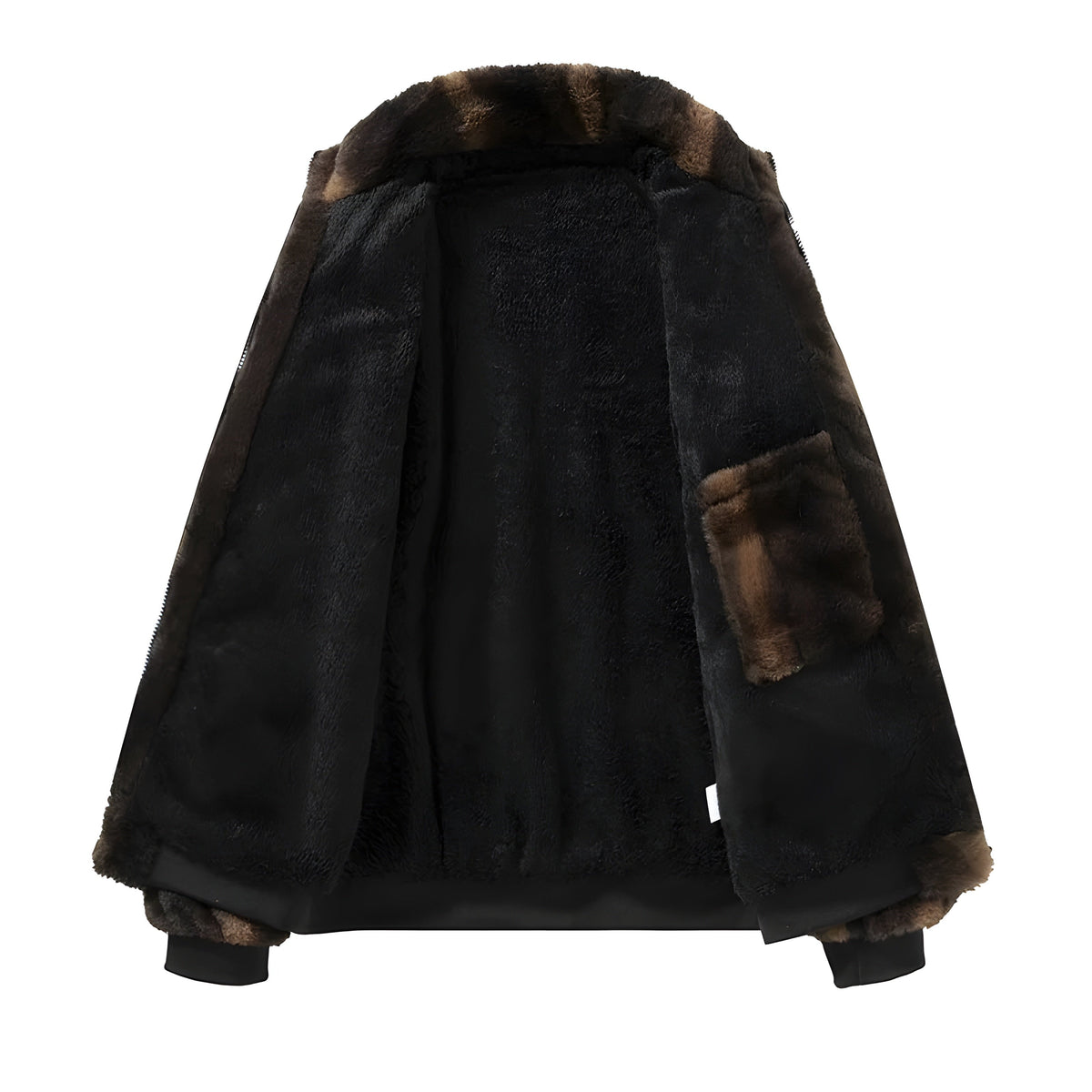 Blouson Bomber en Fausse Fourrure pour Femme 7