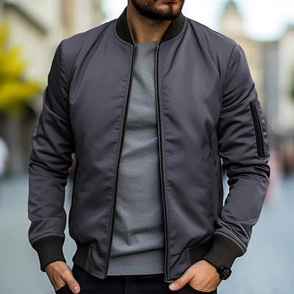 Blouson Bomber pour Homme avec Poche Zippée sur la Manche 2