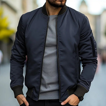 Blouson Bomber pour Homme avec Poche Zippée sur la Manche 5
