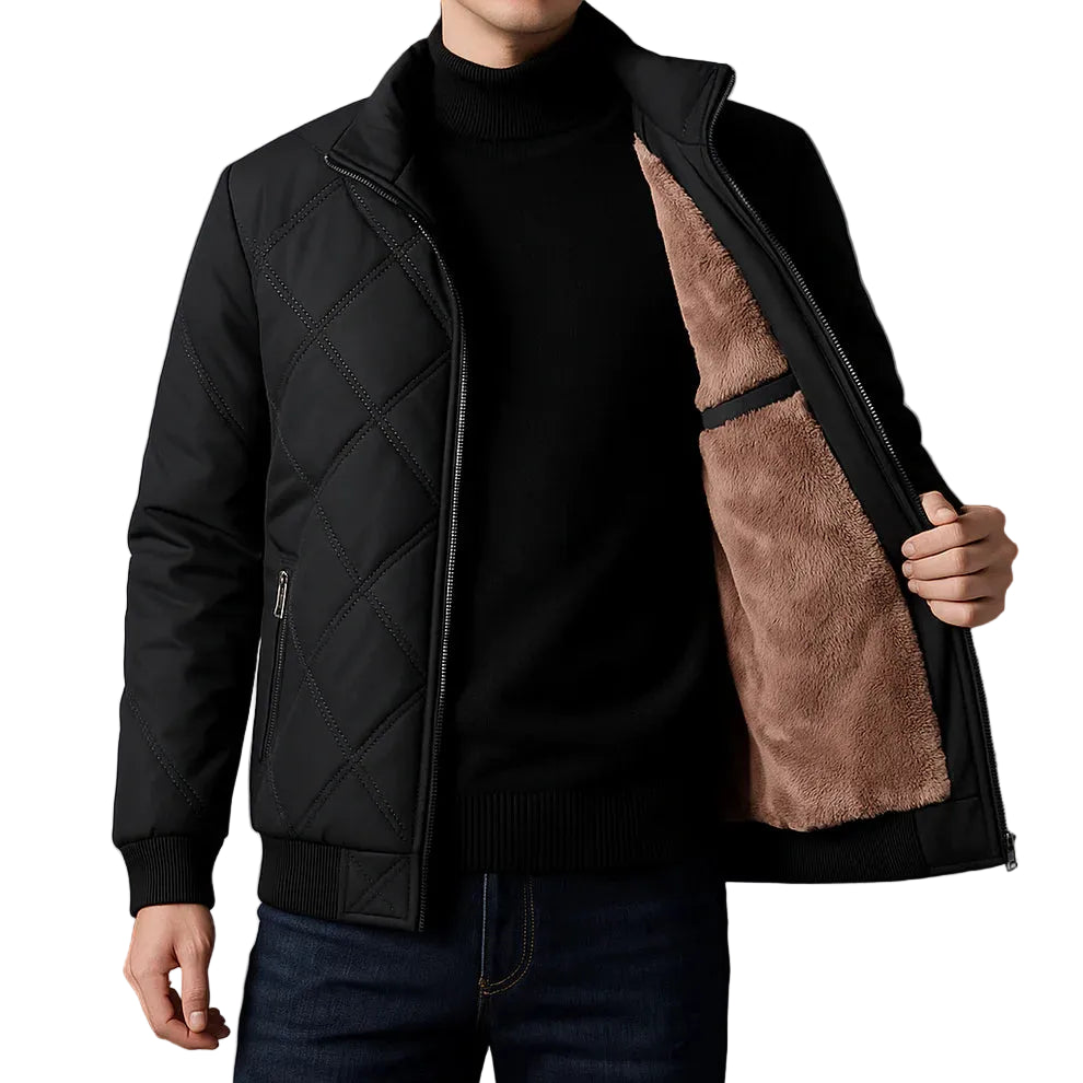 Blouson Homme Hiver Matelassé Doublure Polaire-Gigié