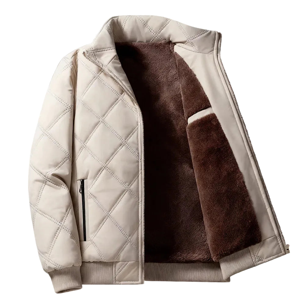 Blouson Homme Hiver Matelassé Doublure Polaire-Gigié