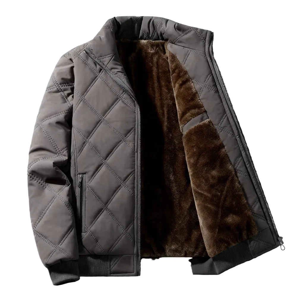 Blouson Homme Hiver Matelassé Doublure Polaire-Gigié