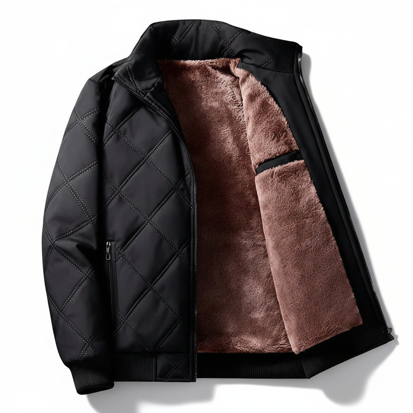 Blouson Homme Hiver Matelassé Doublure Polaire-Gigié