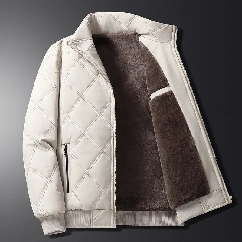 Blouson bomber matelassé pour homme avec col montant 2
