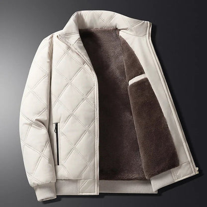 Blouson bomber matelassé pour homme avec col montant 2